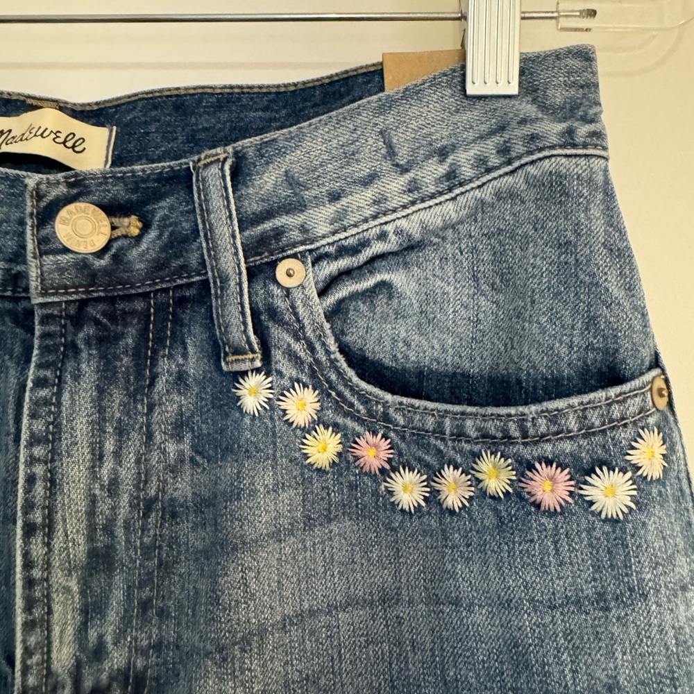 Madewell Floral stitch Jeans - Picture 6 of 7